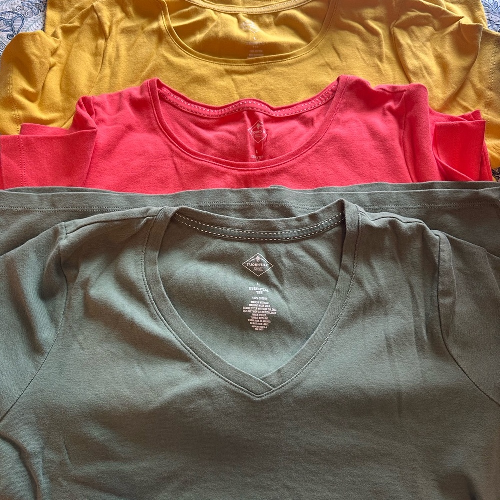 St. John's Bay Set of 3 Essential Tees